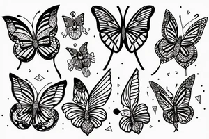 Mariposa tattoo idea