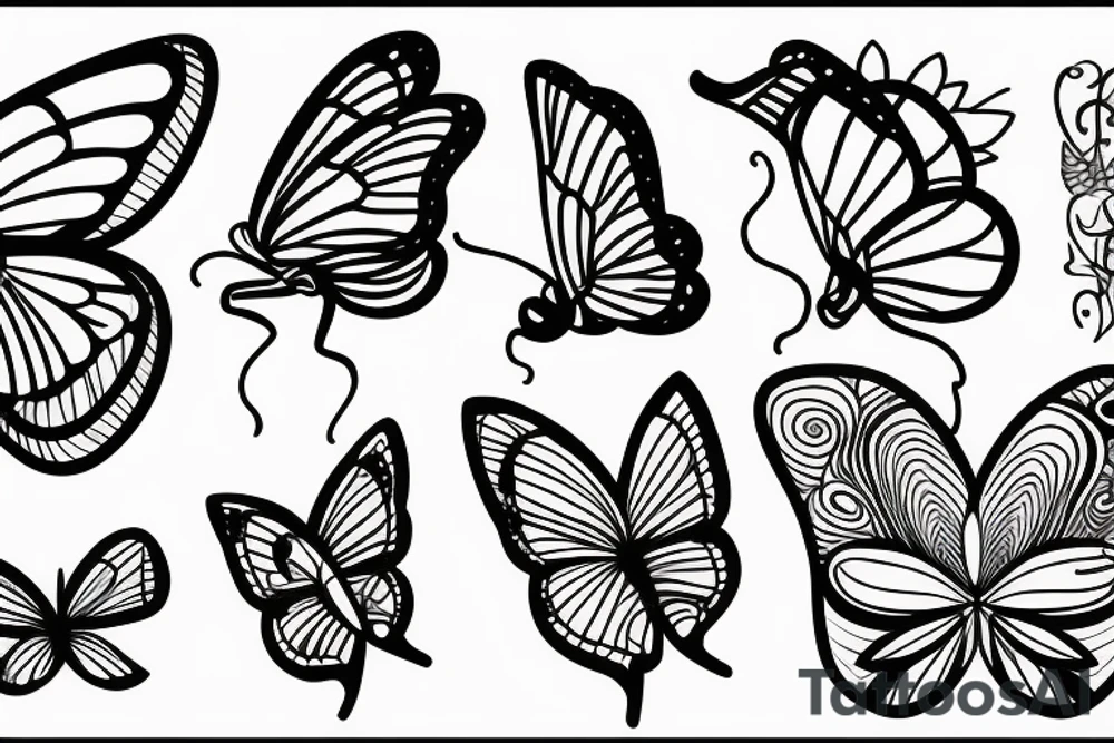 Mariposa tattoo idea