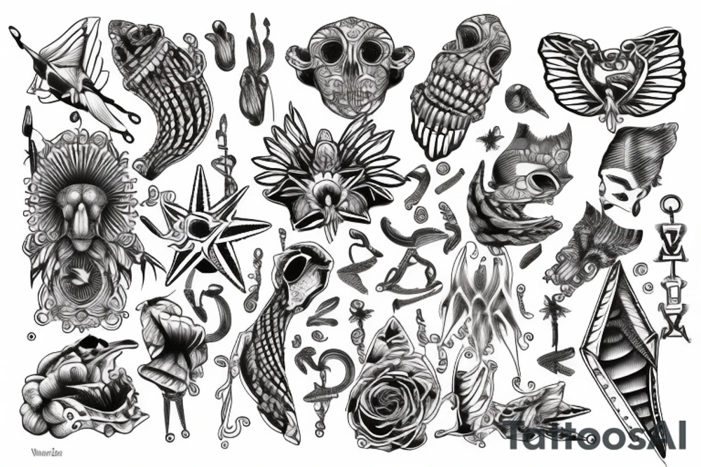 Cadena de ADN vertical en la columna vertebral tattoo idea