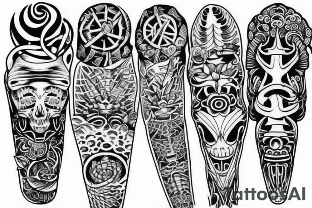 Cadena de ADN vertical en la columna vertebral tattoo idea