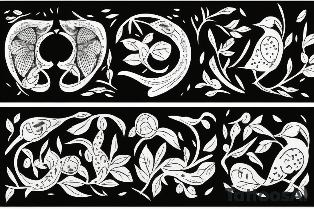 Thrush with cancer tattoo idea