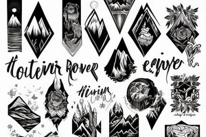 Till it’s over Mountain tattoo idea