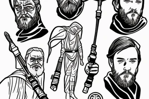 Obi Wan Kenobi tattoo idea