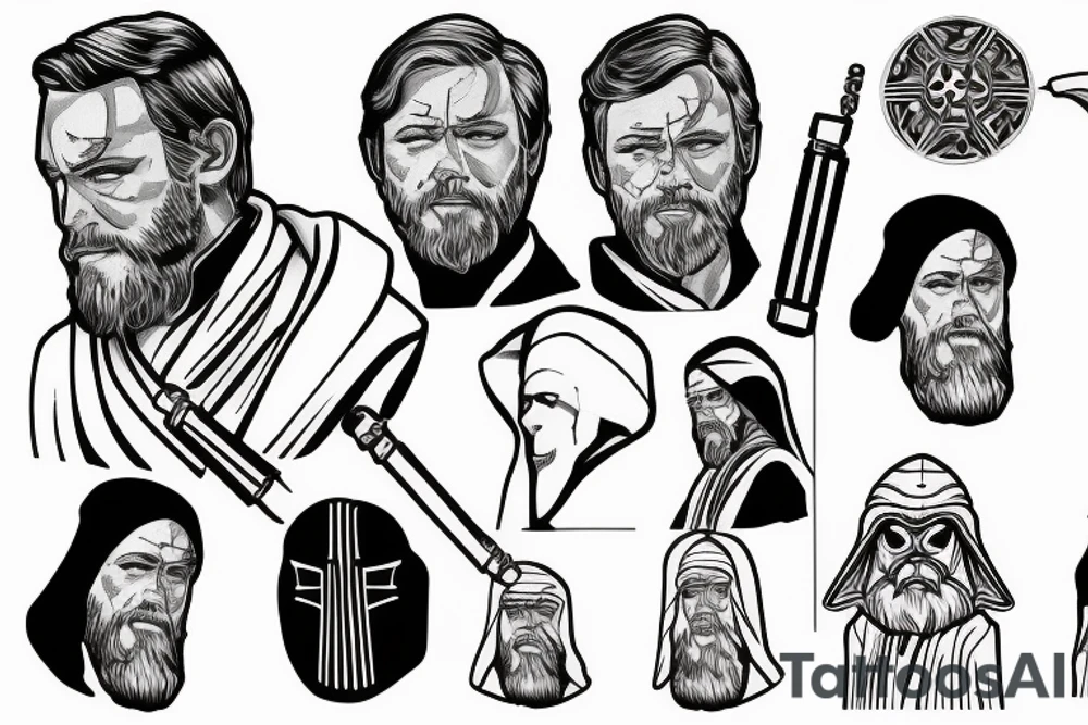 Obi Wan Kenobi tattoo idea