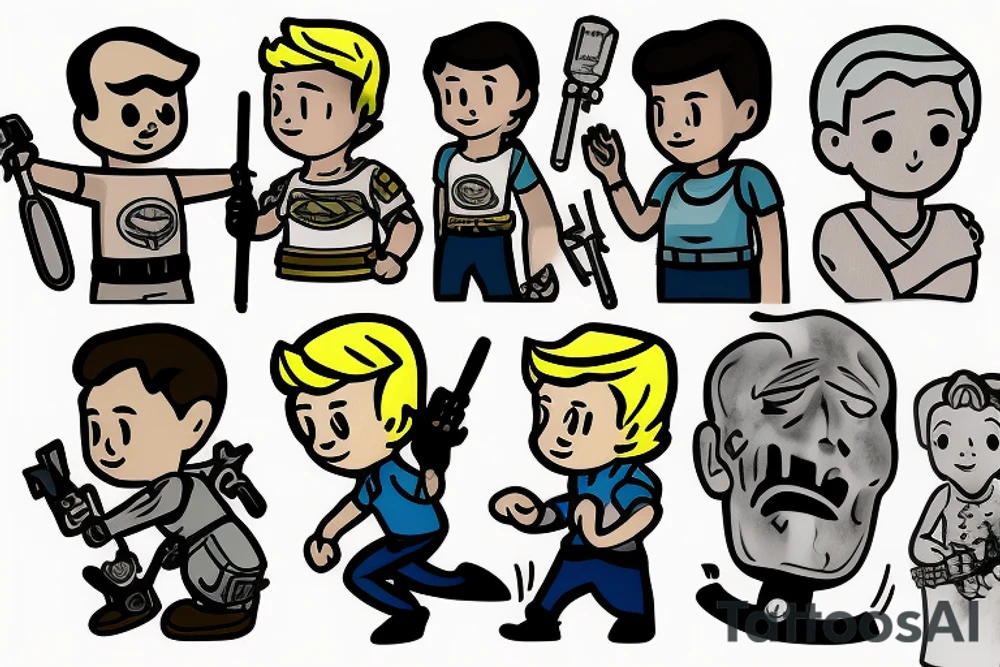 Vault boy tattoo idea