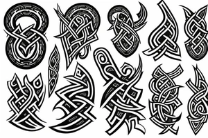 Norse runes tattoo idea