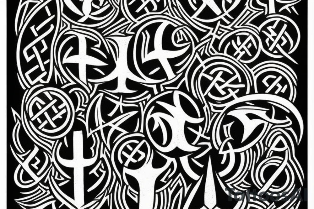 Norse runes tattoo idea