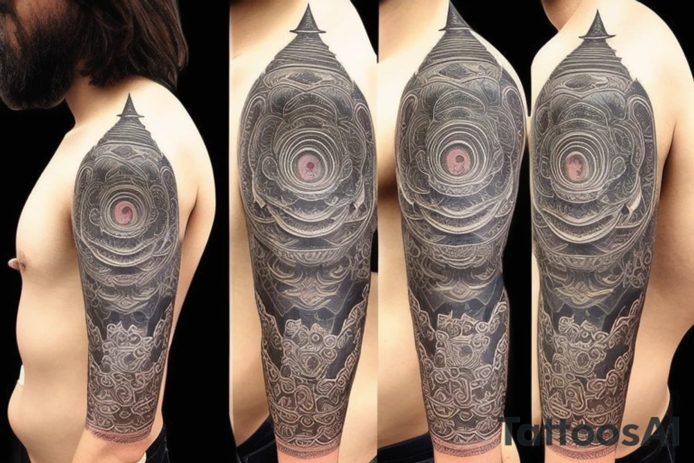 buddism sansara balance tattoo idea