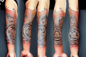 buddism sansara balance tattoo idea