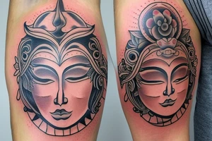 buddism sansara balance tattoo idea