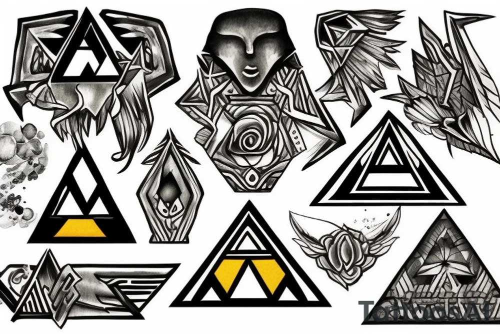 triforce tattoo idea