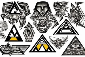 triforce tattoo idea