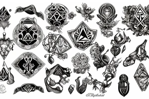 zelda
stainglass tattoo idea