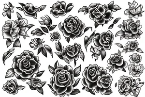 flower bomb tattoo idea