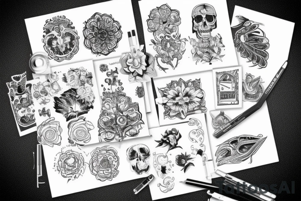 Парное тату близнецы и весы tattoo idea