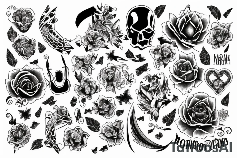 Парное тату с молниями tattoo idea