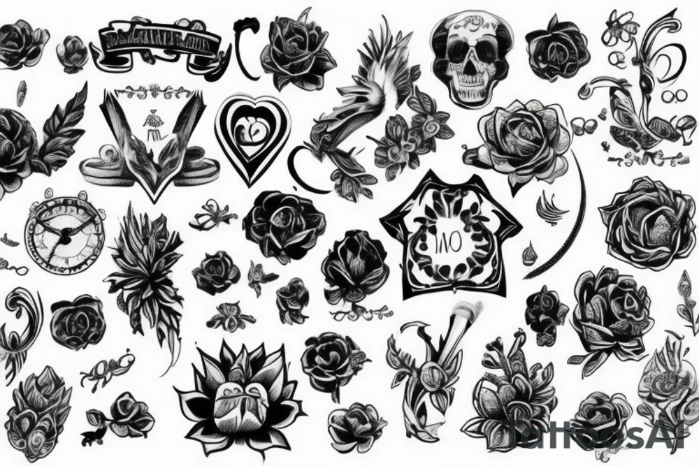 Парное тату с молниями tattoo idea