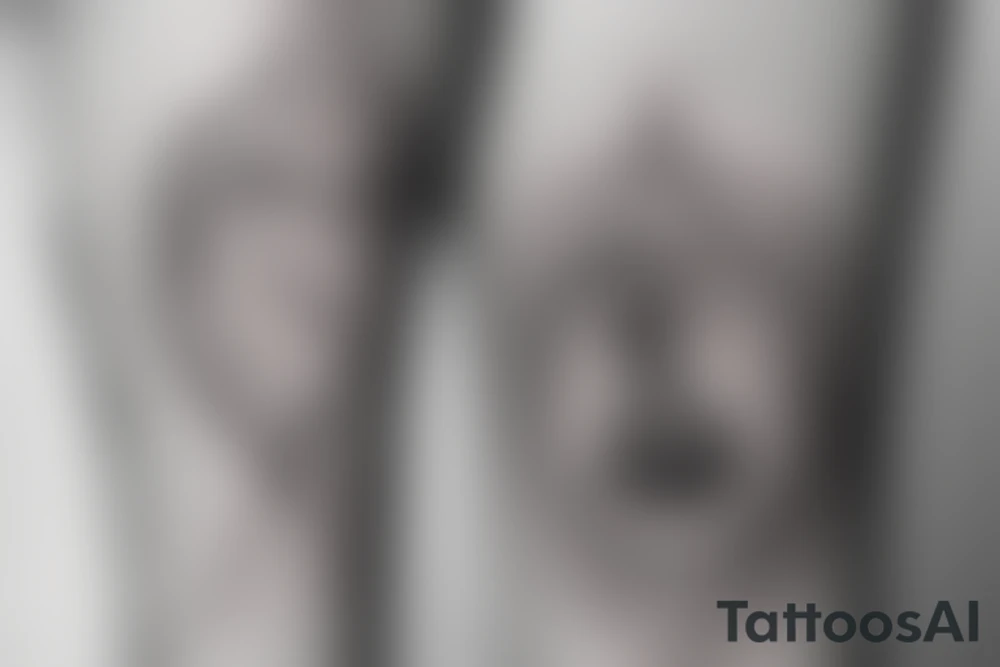 Zen meditator with the heart of Christ. tattoo idea