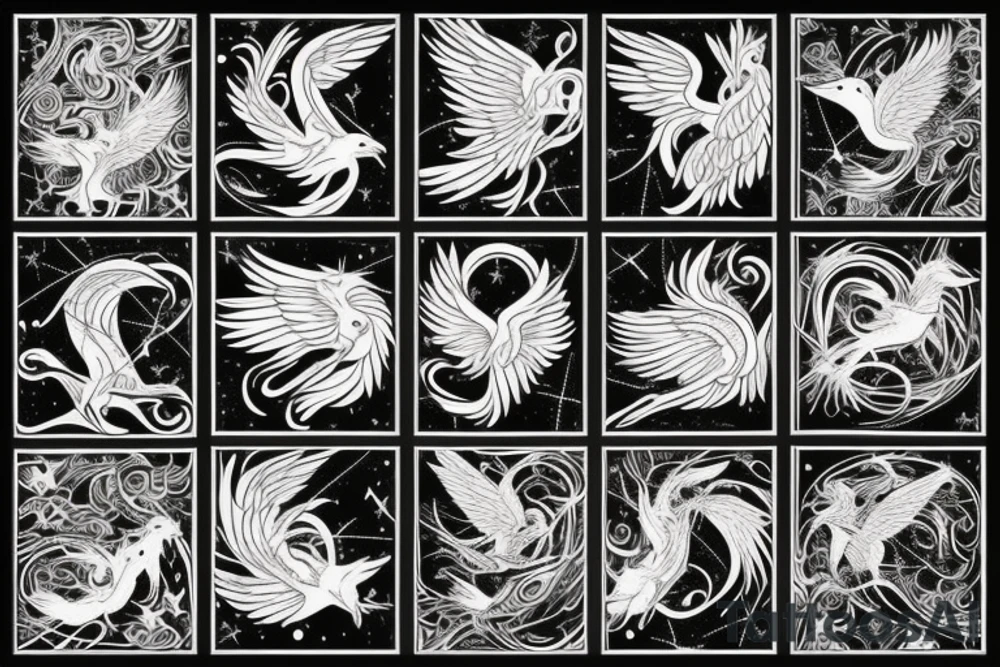 Constellation of pegasus tattoo idea