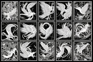 Constellation of pegasus tattoo idea