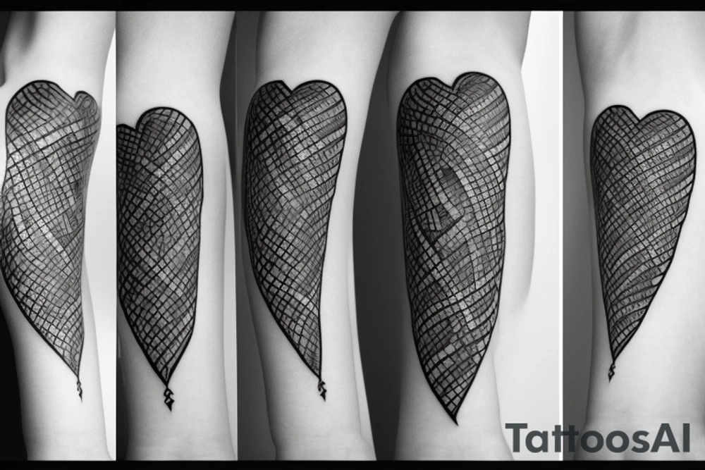 A sword with a crown and a heart tattoo idea
