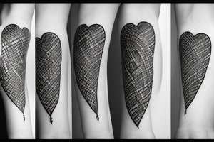A sword with a crown and a heart tattoo idea