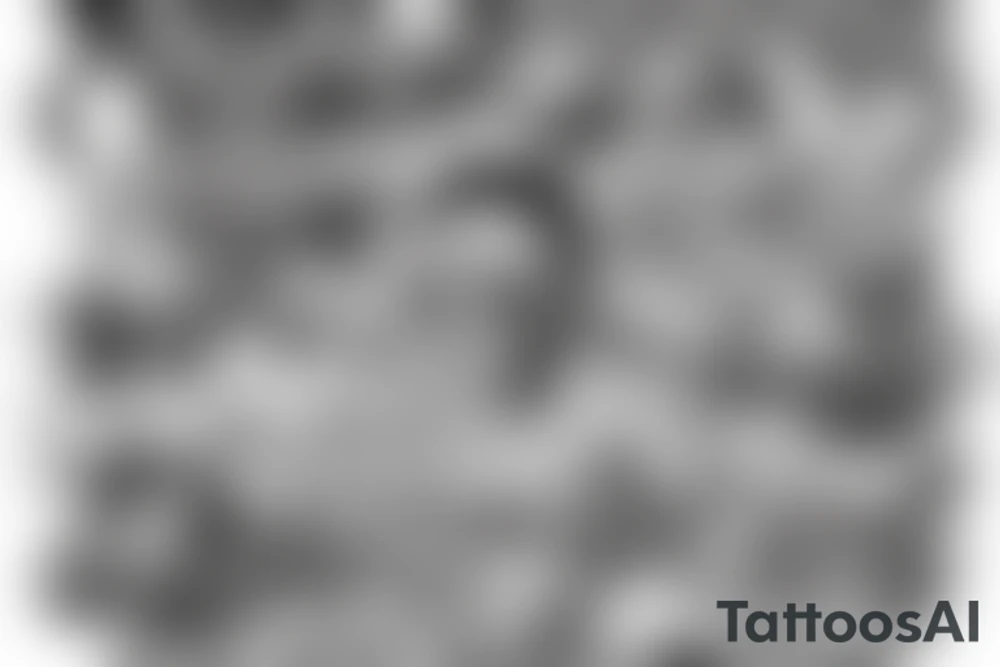 Chicano style die hard tattoo idea