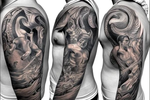 Drakkar on the shoulder tattoo idea
