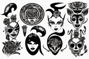 Ram face tattoo idea