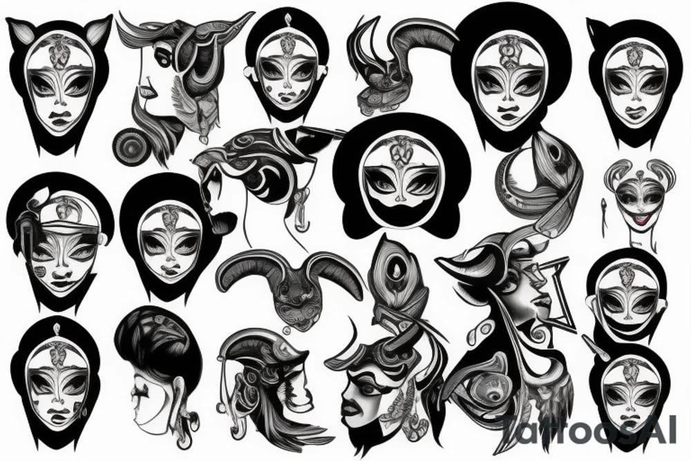 Ram face tattoo idea