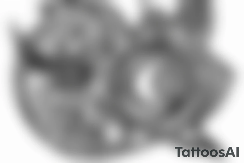 Matheson crest on a shelid tattoo idea