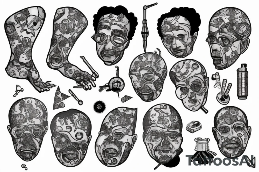 trash polka science based with einstein and geometry tattoo idea trash polka science based with einstein and geometry tattoo idea
