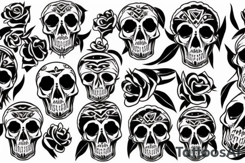 skull tattoo idea