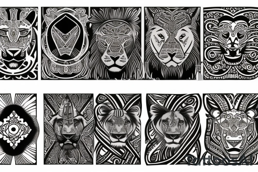 Lion tattoo idea