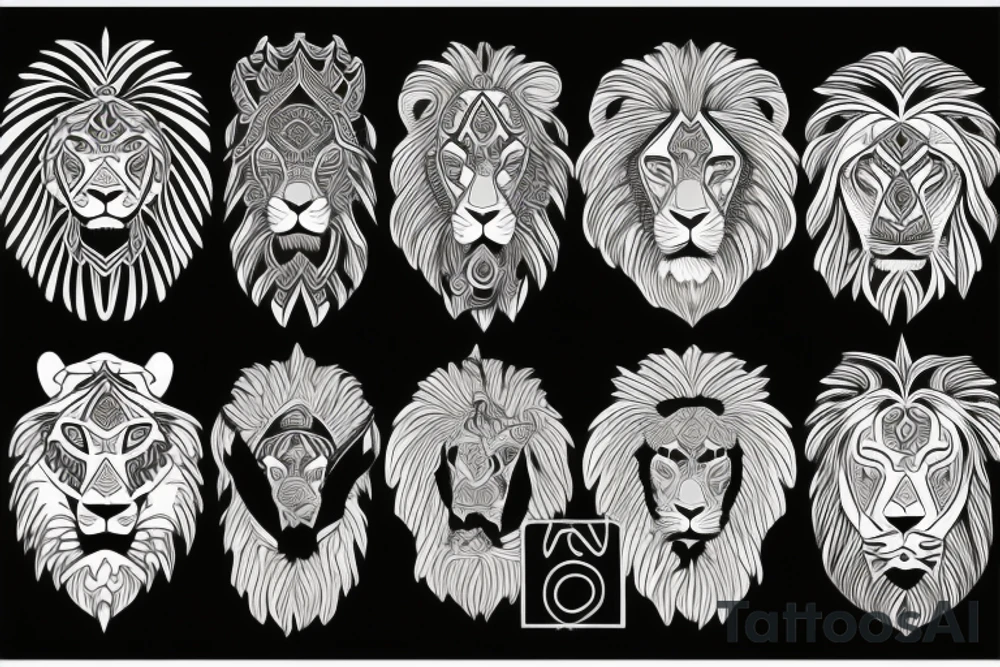 Lion tattoo idea
