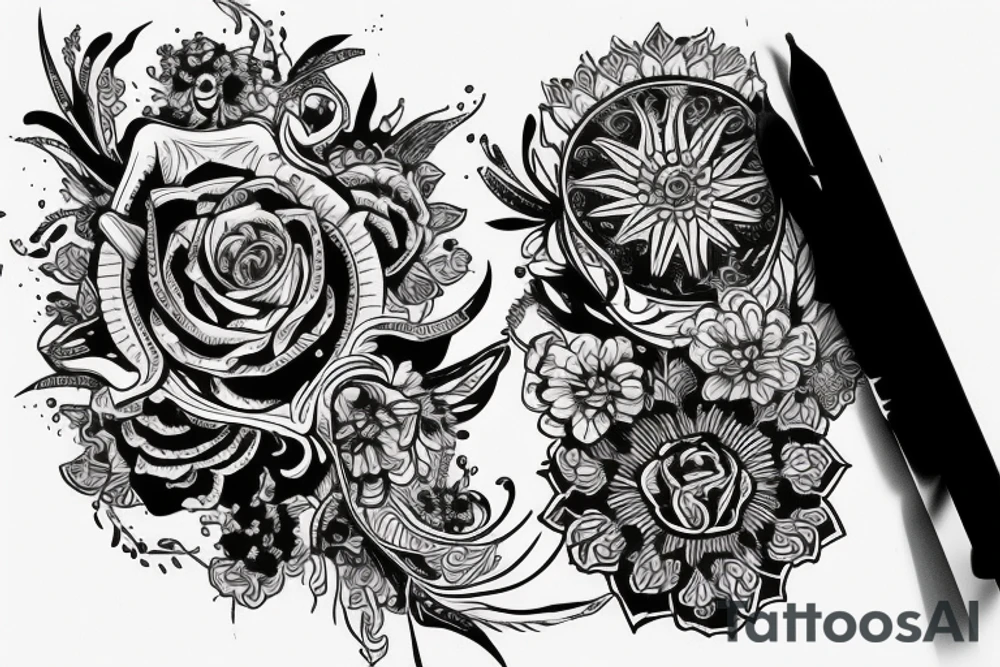 Дракон tattoo idea