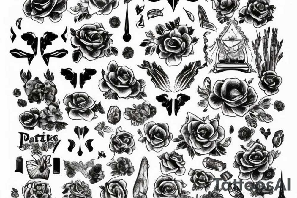 Злой китайский дракон tattoo idea