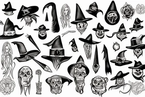 No matter what you do the witch burns you tattoo idea