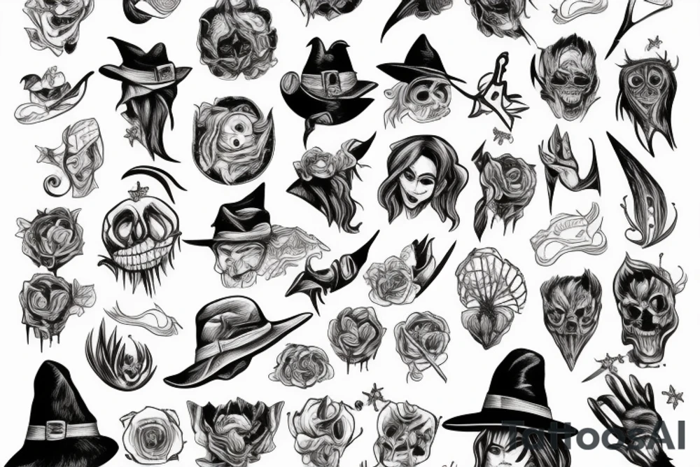 No matter what you do the witch burns you tattoo idea
