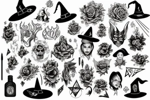Witch tattoo idea