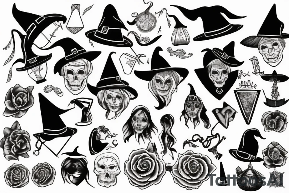 Witch tattoo idea