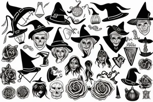 Witch tattoo idea