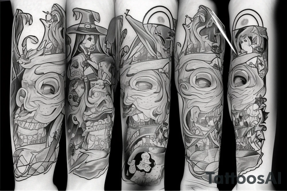 Witch tattoo idea