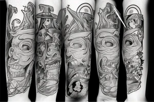 Witch tattoo idea