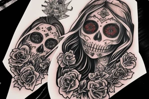 Santa Muertos tattoo idea