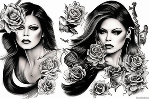 Dark fantasy tattoo idea