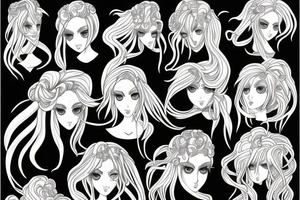 Medusa anime tattoo idea