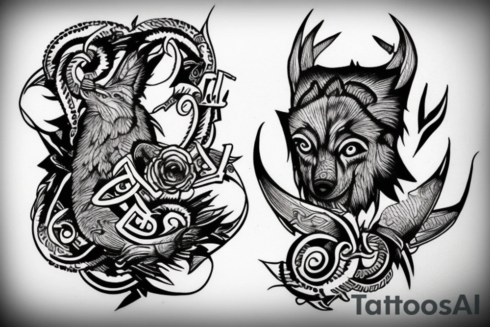 War of the alpha and omega tattoo idea