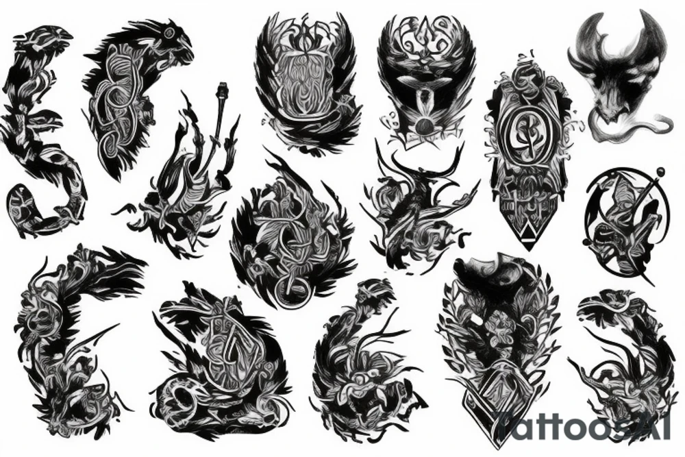 War of the alpha and omega tattoo idea