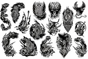 War of the alpha and omega tattoo idea
